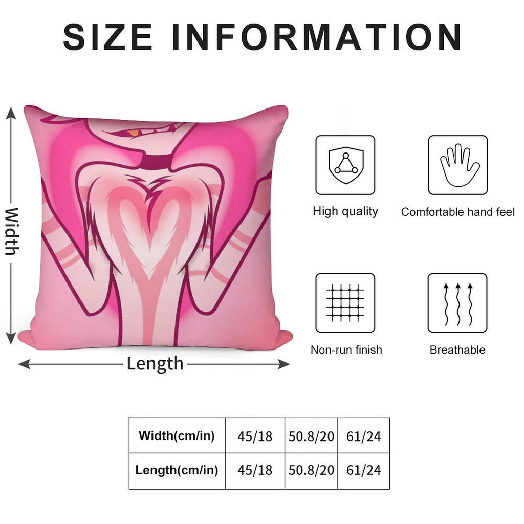 Floof Squish Soft Easy Maintenance Throw Pillow