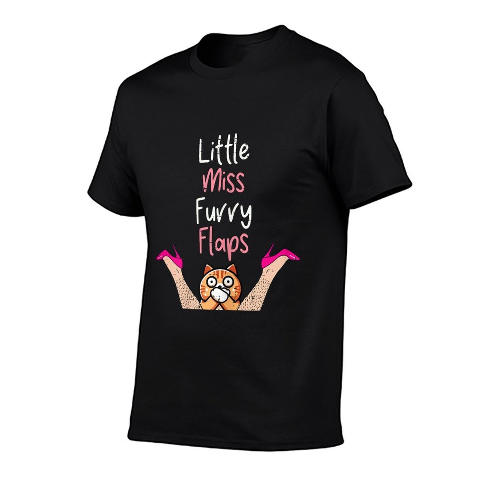Inappropriate Little Ms Furry Cat Adult Humor Meme Women  Stretchy T-Shirt