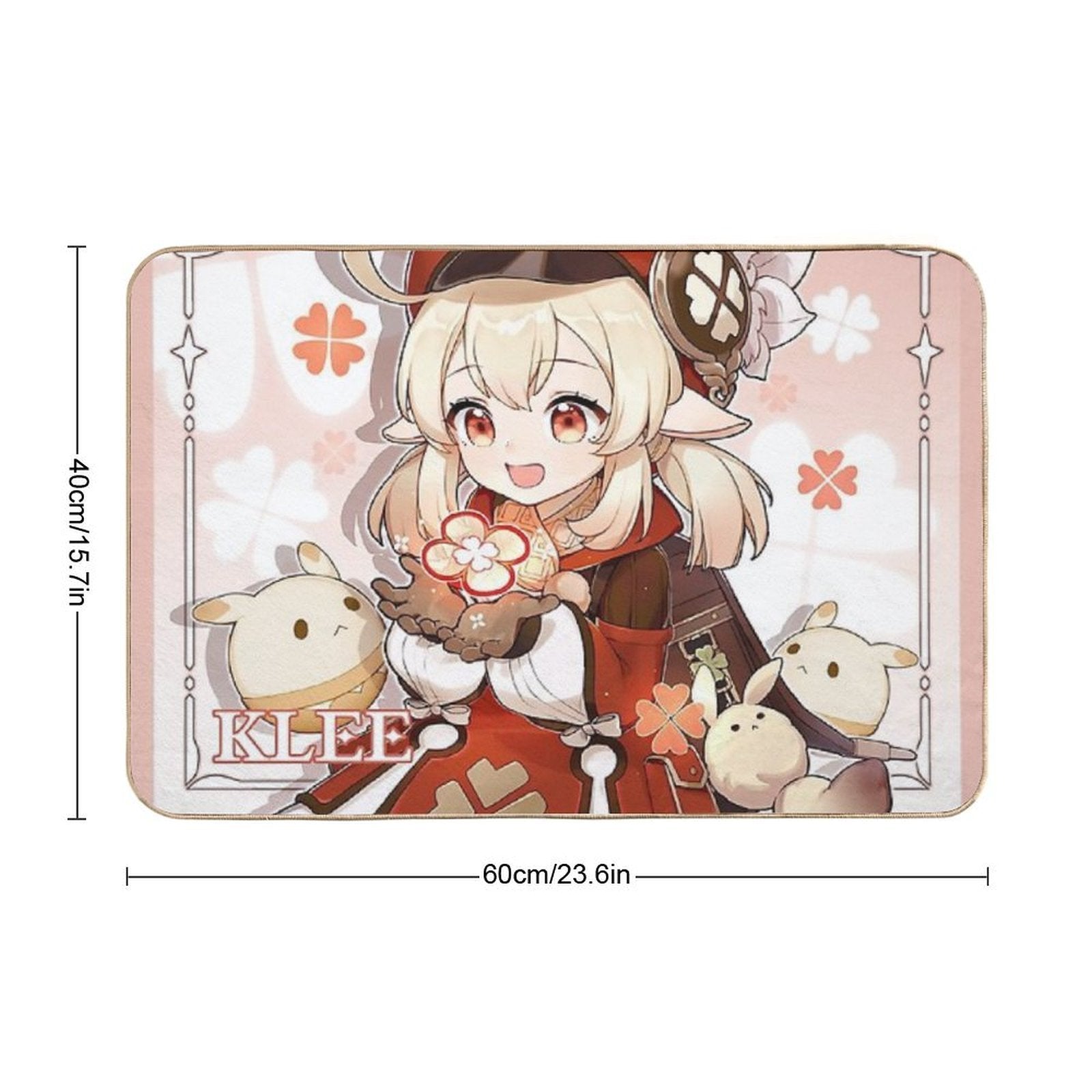 Genshin Impact - Klee Birthday Official Artwork 2020  Easy Maintenance Bath Mat