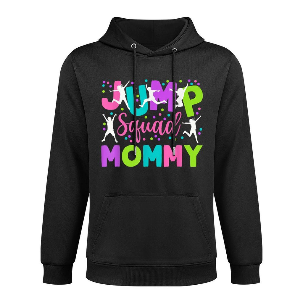 Mommy Jump Birthday Trampoline Party Birthday Jump Squad Moisture-Wicking Hoodie