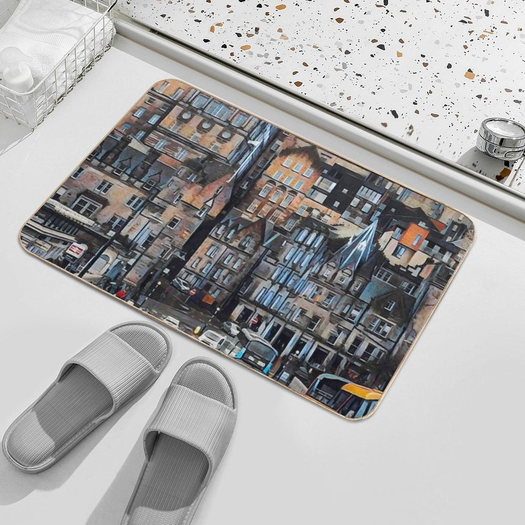 Edinburgh Skyline  Versatile Bath Mat