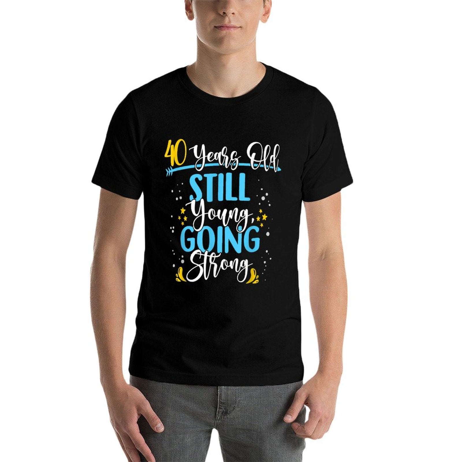 40 Years Old Birthday - 40th Birthday  Vintage-inspired T-Shirt