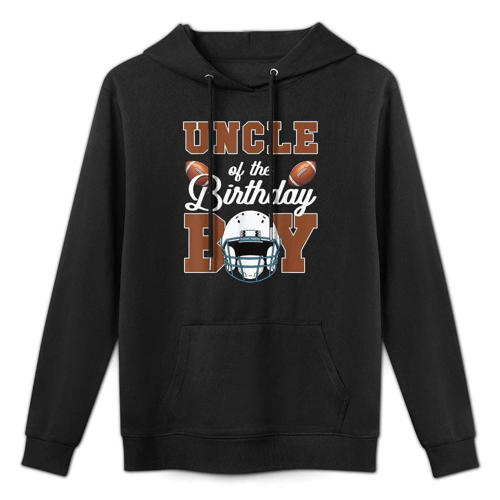 Uncle Of The Birthday Boy Football Party Family Matching Customizable Surface Hoodie