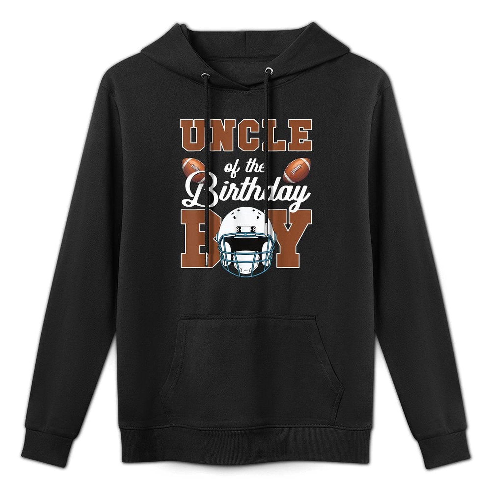 Uncle Of The Birthday Boy Football Party Family Matching Customizable Surface Hoodie