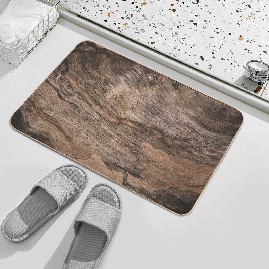 Wood  Long-Lasting Bath Mat
