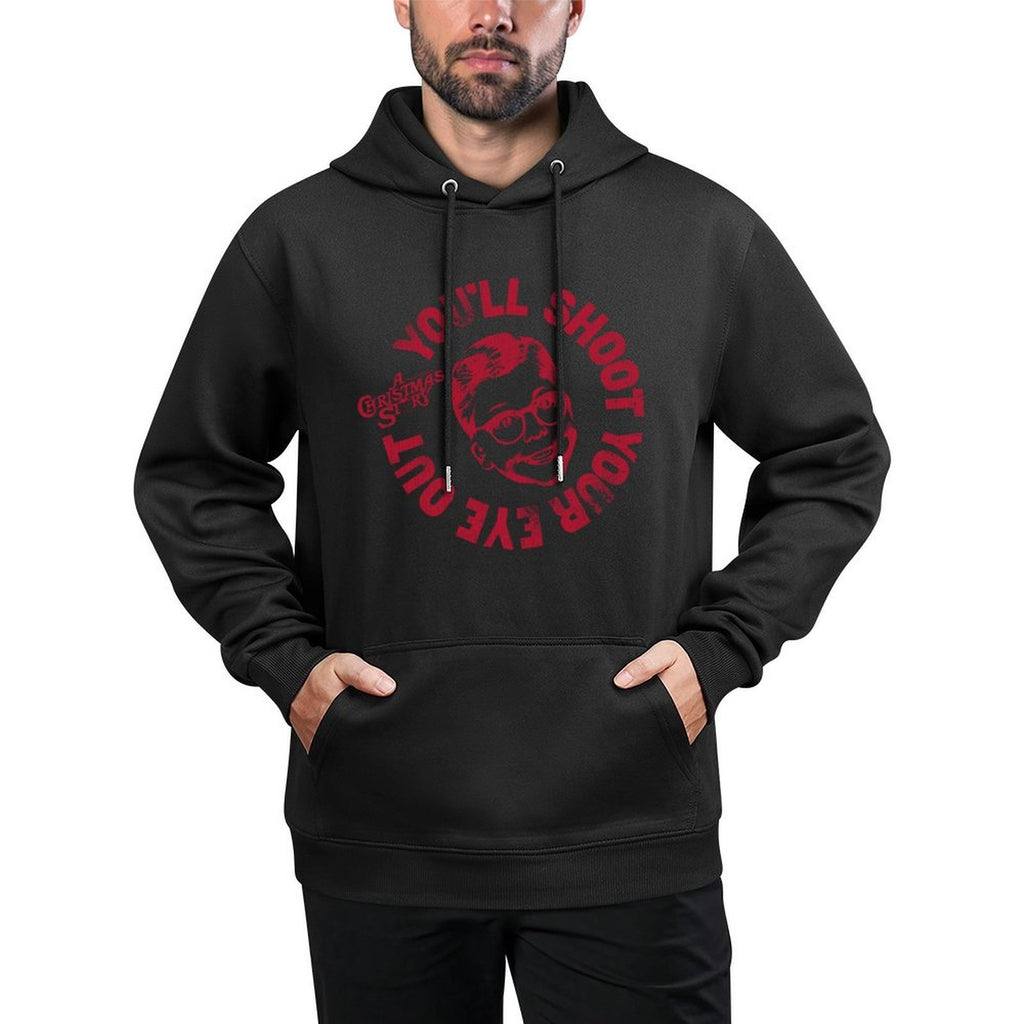 A Christmas Story Round Ralphie Youll Shoot Your Eye Out Shrink-Resistant Hoodie