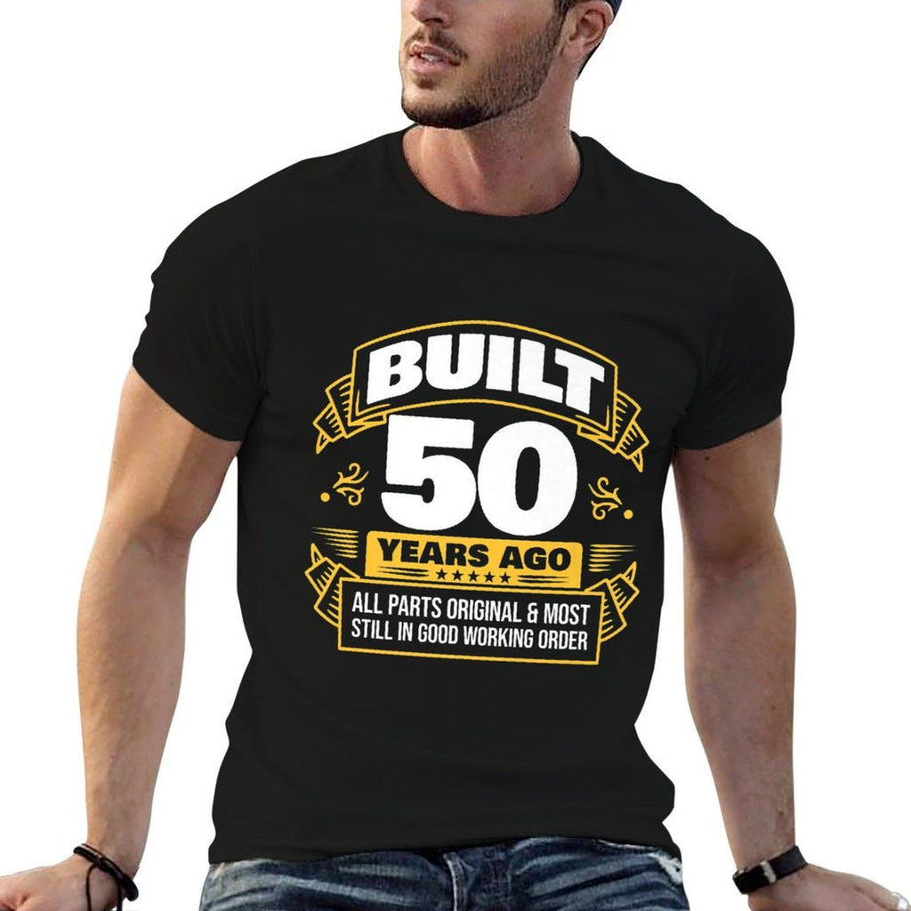 Mens 50th Birthday Premium  Breathable T-Shirt