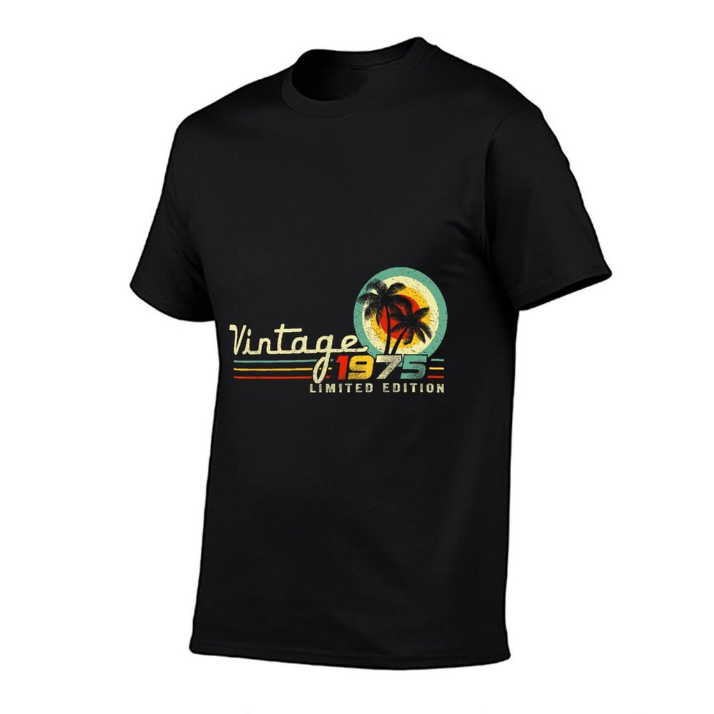 1975 Limited Edition Vintage 50th Birthday  Oversized Silhouette T-Shirt