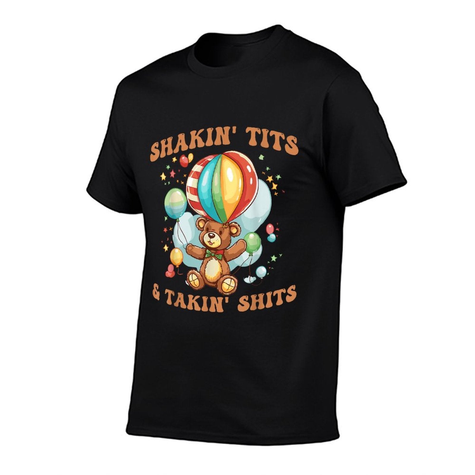 Shakin' Tits And Takin' Shits Funny Gifts For Women Men  Polyester Blend T-Shirt