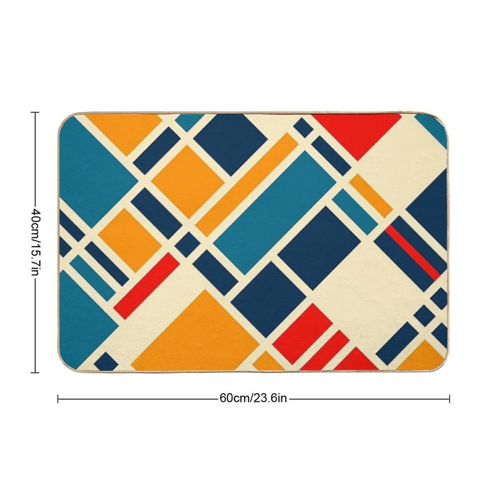 Colourful  Versatile Bath Mat
