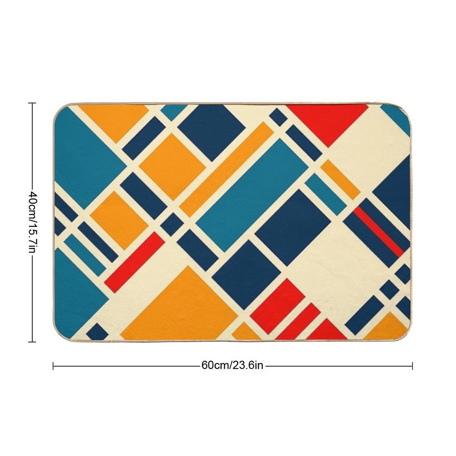 Colourful  Versatile Bath Mat