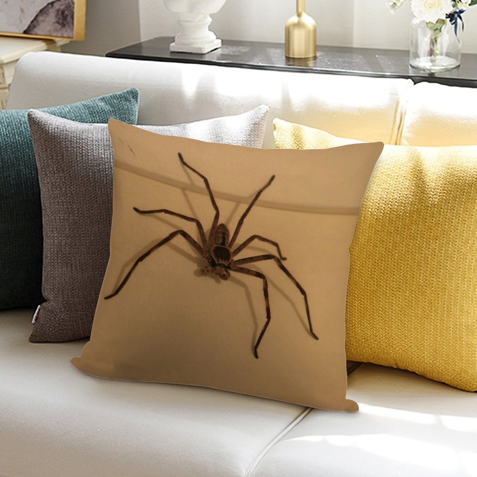 Australian Huntsman Spider Soft Warmth Comfort Throw Pillow