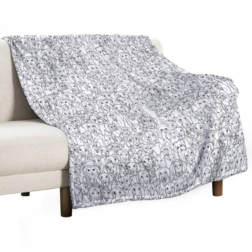 Dogs Eco-conscious Throw Blanket