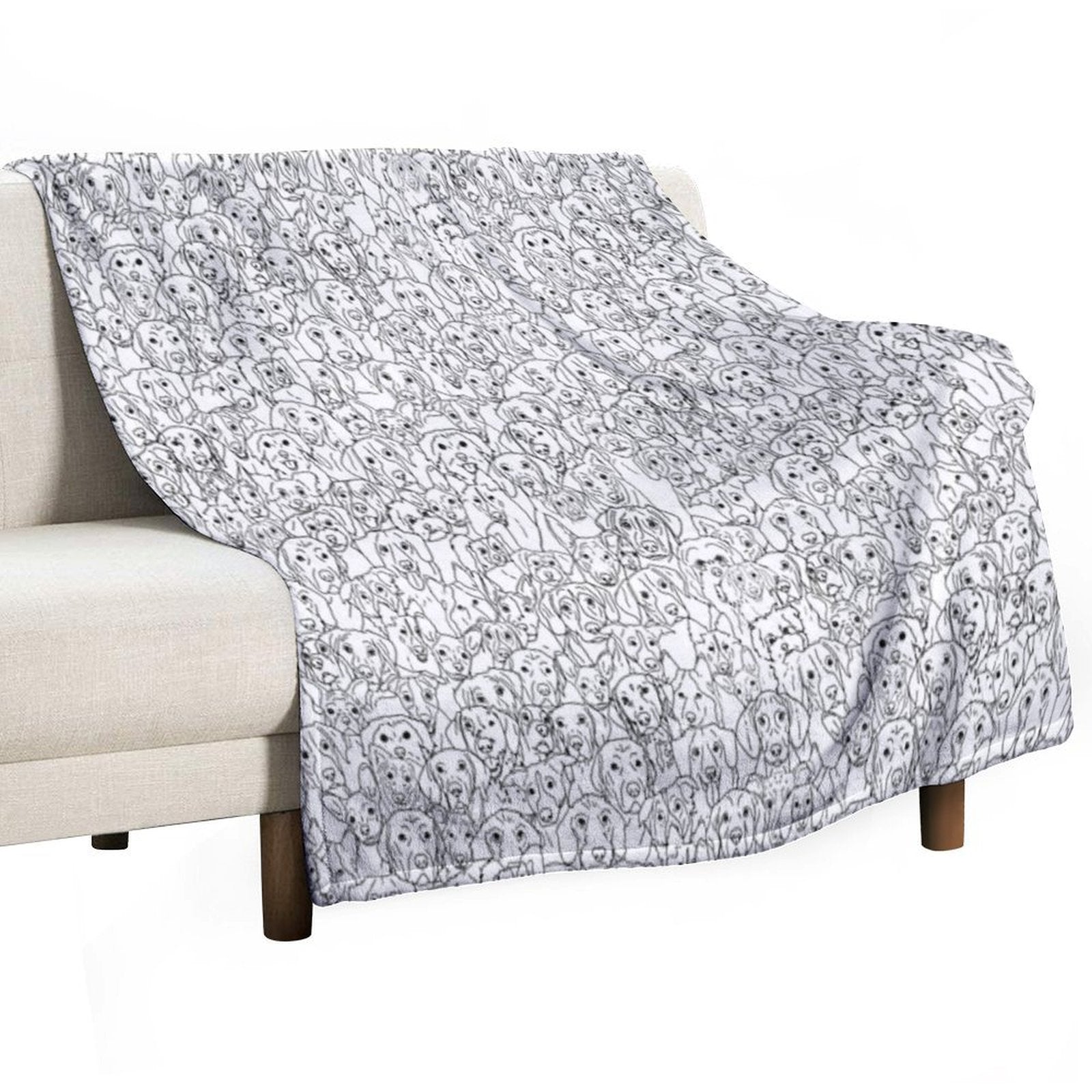 Dogs Eco-conscious Throw Blanket