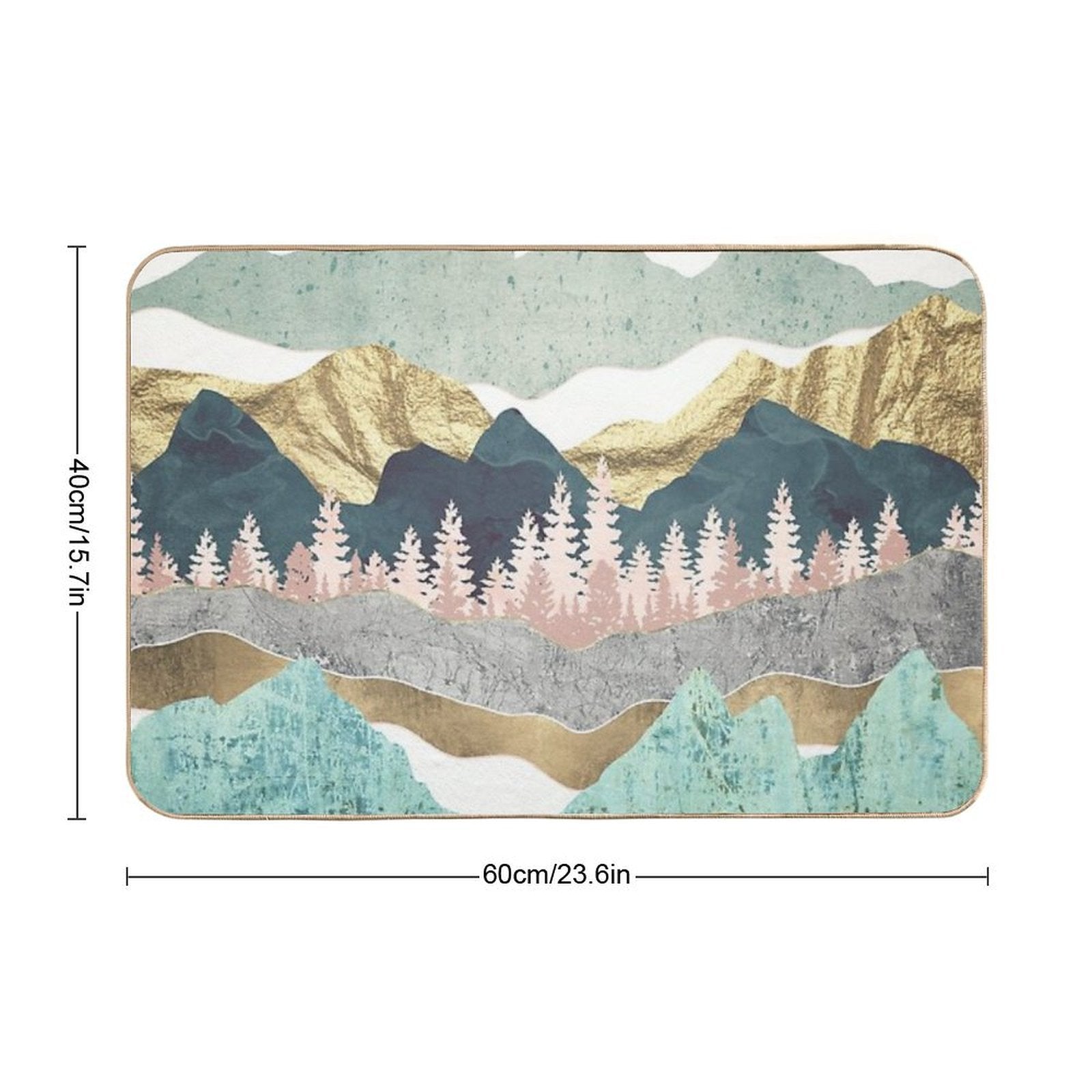 Summer Vista  Eco-Friendly Bath Mat