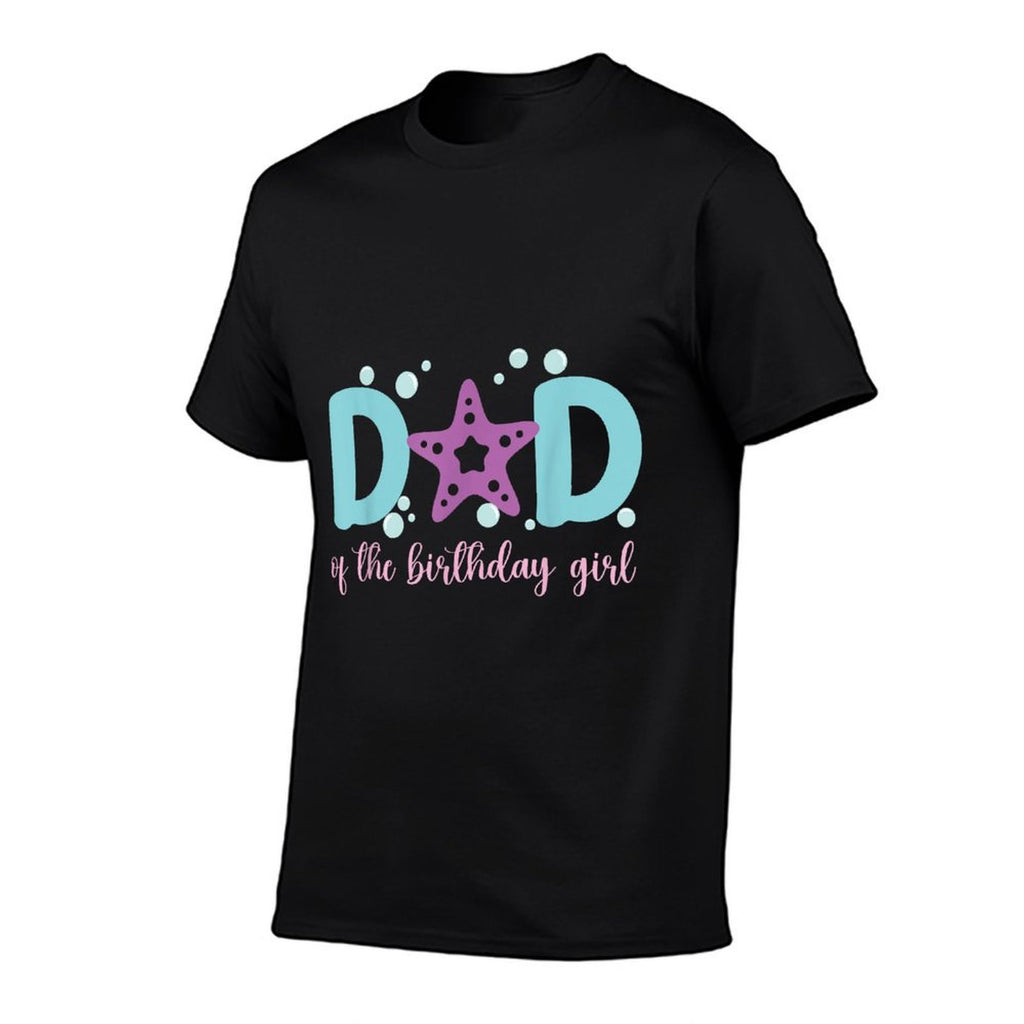 Dad of The Birthday Girl One-der The Sea Dada Under Sea  Lightweight T-Shirt
