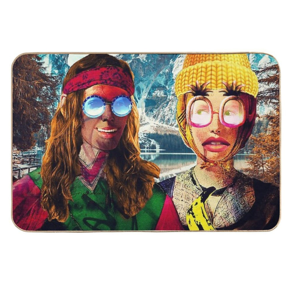 Georges De La Tour (The Fortune Teller) by Brysemal  Slip-Resistant Bath Mat