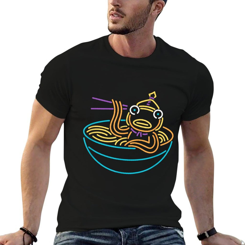 Fortnite Fishstick Neon Ramen Bowl Center Icon  Eco-friendly Material T-Shirt