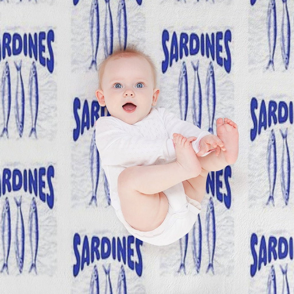Portuguese Sardines Gift-ready Throw Blanket