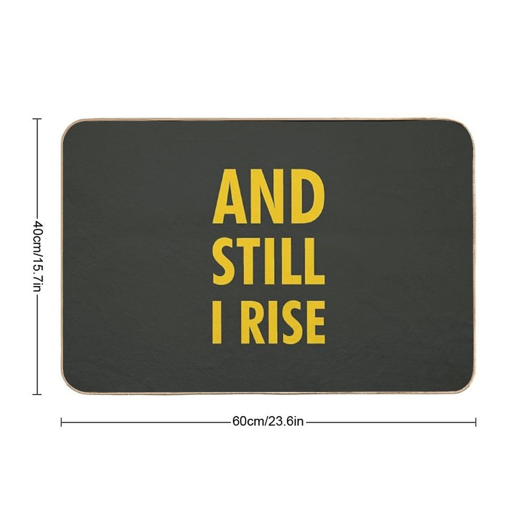And Still I Rise  Versatile Bath Mat