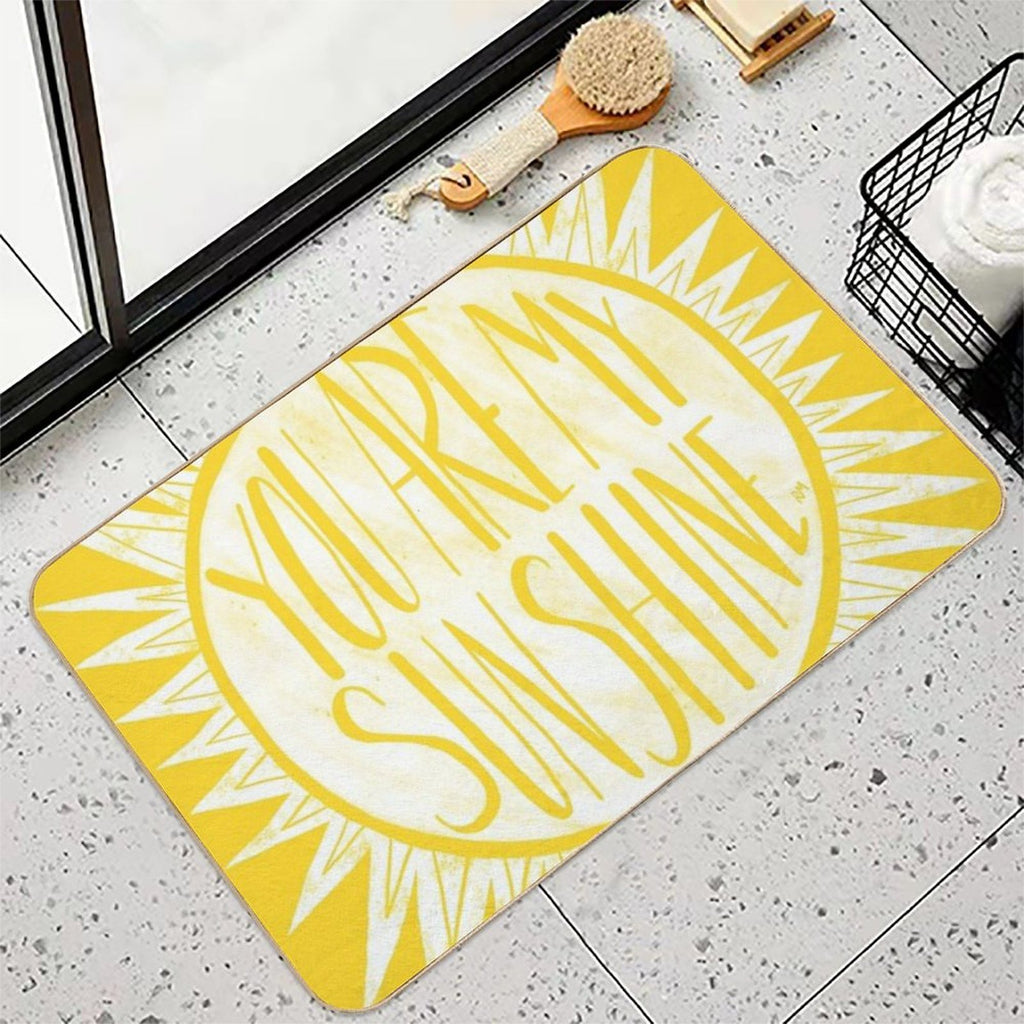 You Are My Sunshine  Repositionable Bath Mat