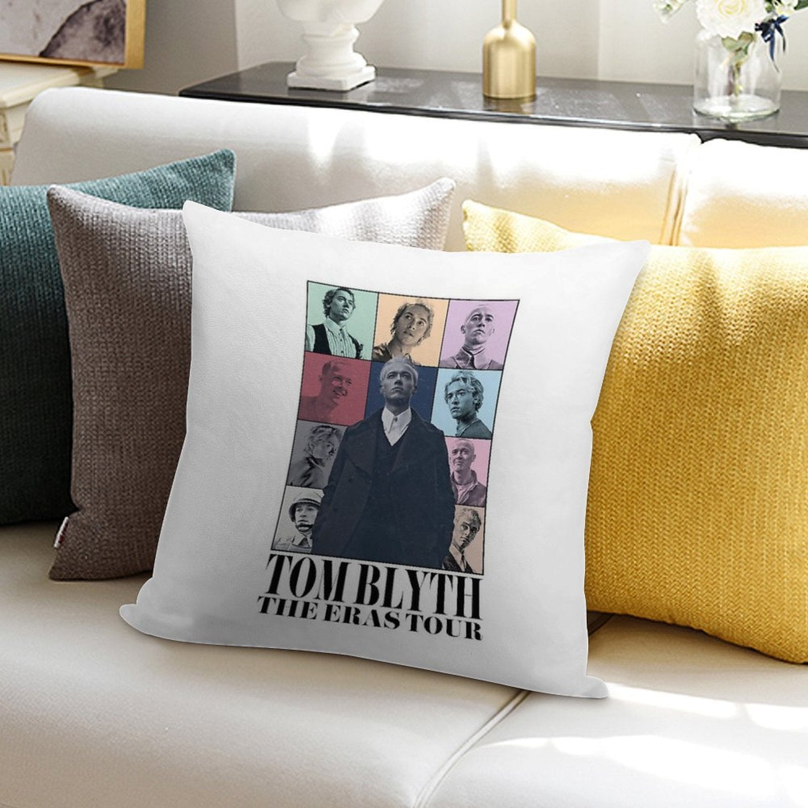 Tom Blyth As Coriolanus Snow The Eras Tour Soft Washable Throw Pillow