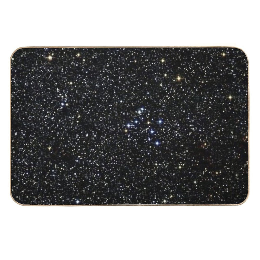 Black Glitter  Anti-Trip Bath Mat