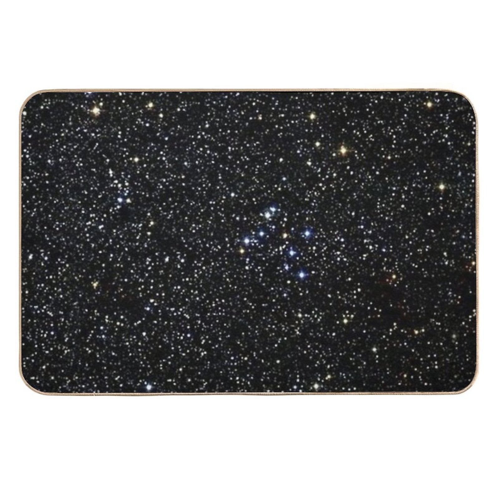 Black Glitter  Anti-Trip Bath Mat