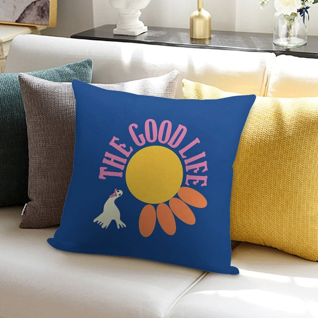 The Good Life Soft Skin-Friendly Throw Pillow