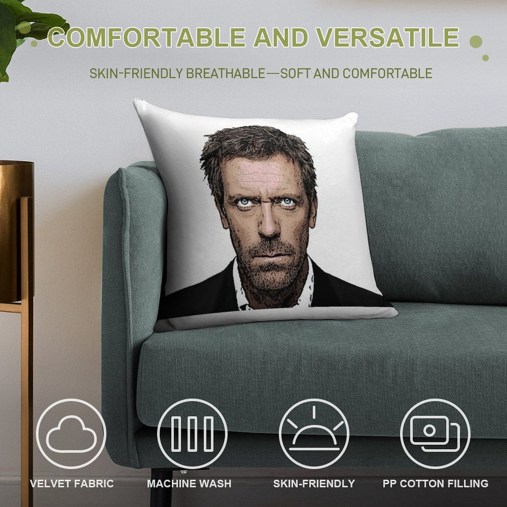 House Soft Bedroom Essential Throw Pillow