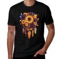 Mandala Sunflower Dream Catcher  Vintage-inspired T-Shirt