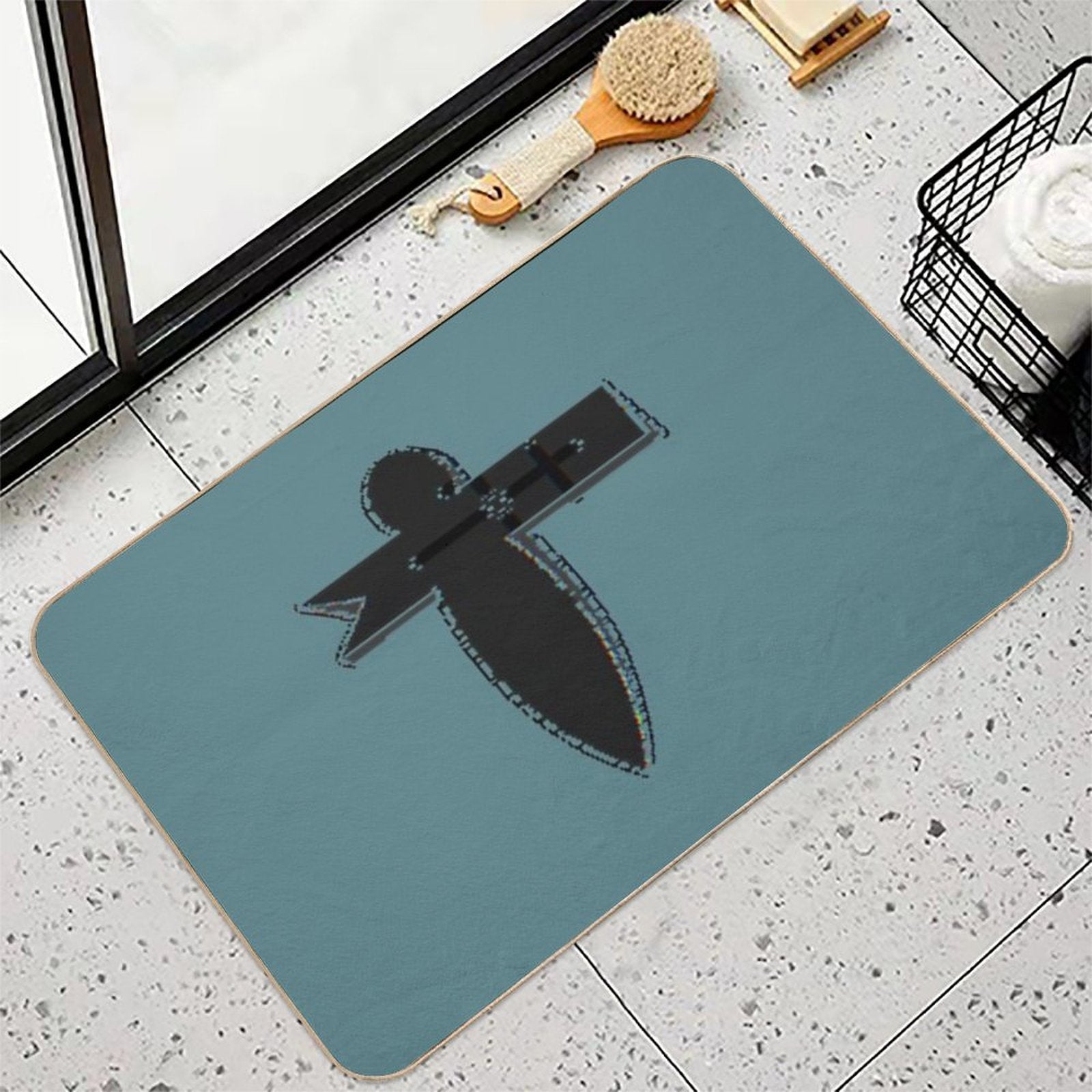 Paper Bird  Chihiro  Dirt-Trapping Bath Mat