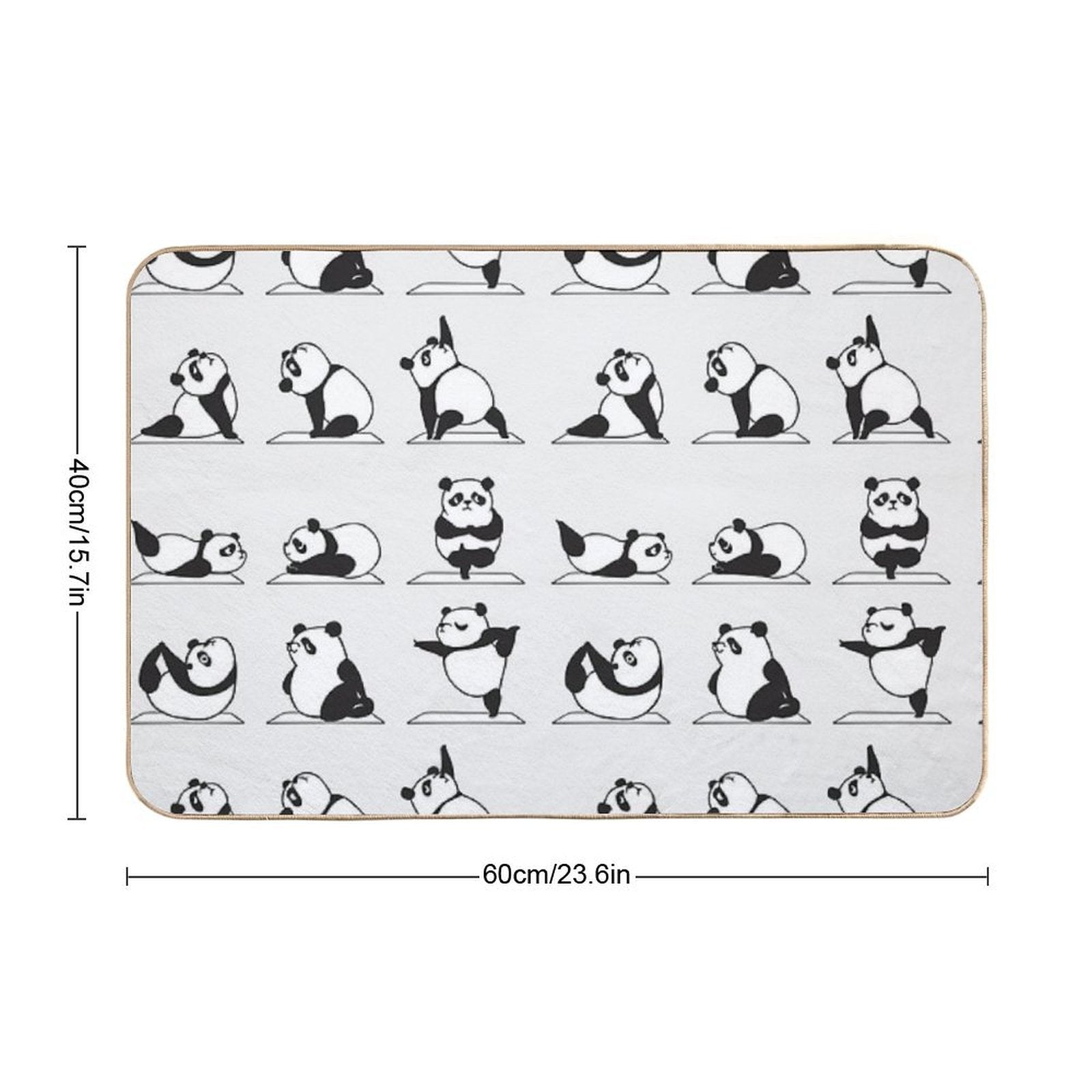 Panda Yoga  Odorless Bath Mat
