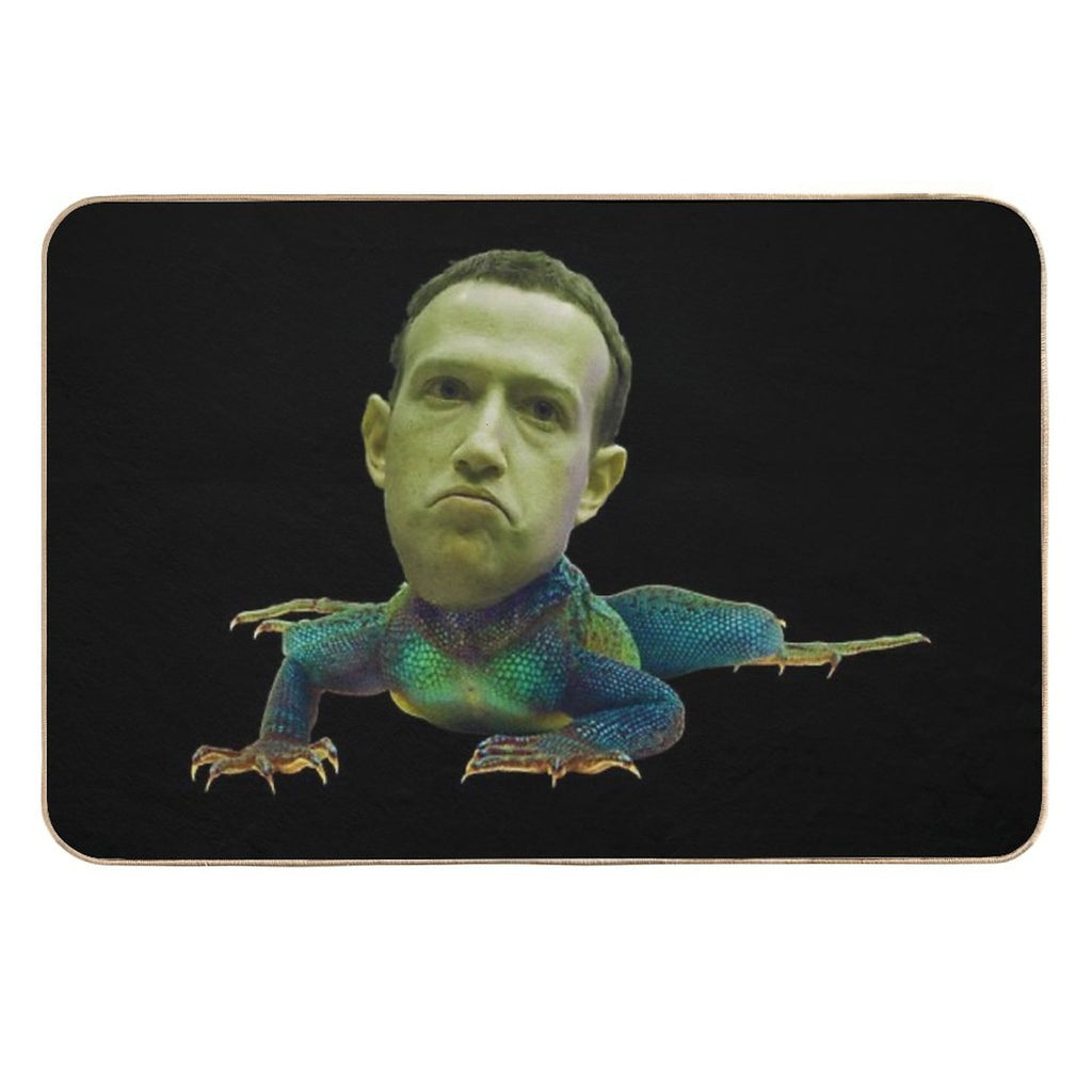 Mark Zuckerberg Is A Lizard  High-Traffic Bath Mat