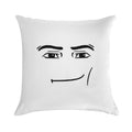 Man Face Soft Skin-Friendly Throw Pillow