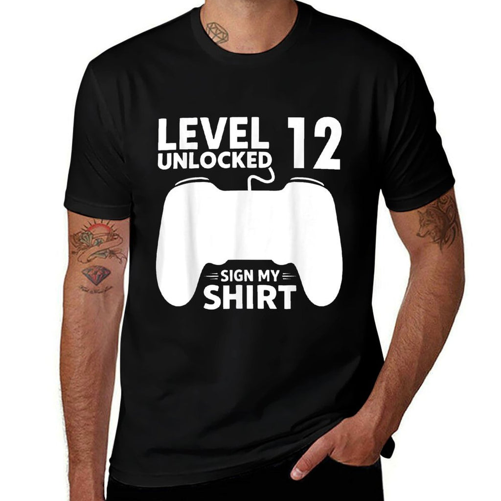 12 Year Old BDay Decorations 12yr 12th Birthday Sign My  Eco-friendly Material T-Shirt