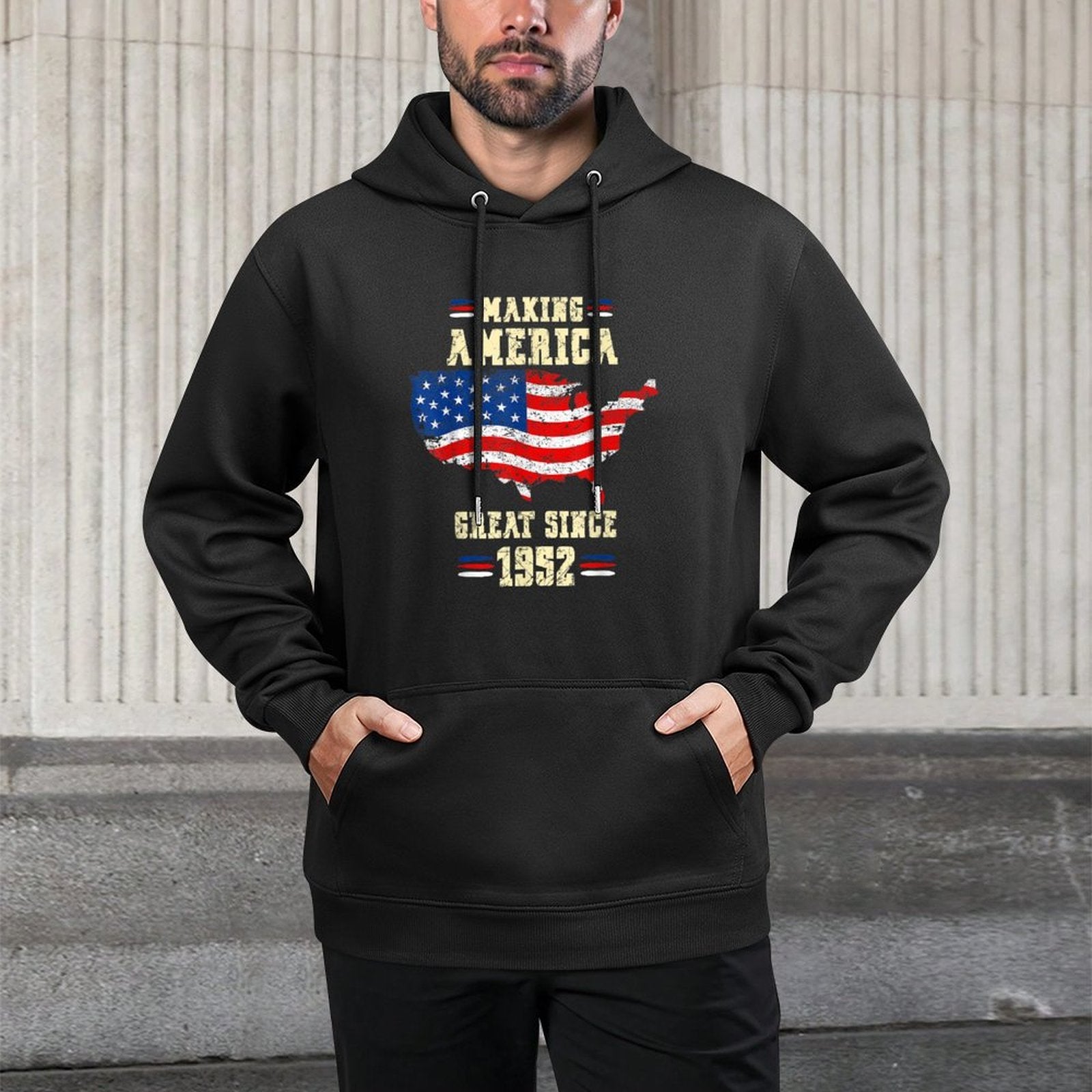 Cool 70th Birthday T Shirt Funny Vintage 70 Years Old 1952 Relaxed Fit Hoodie