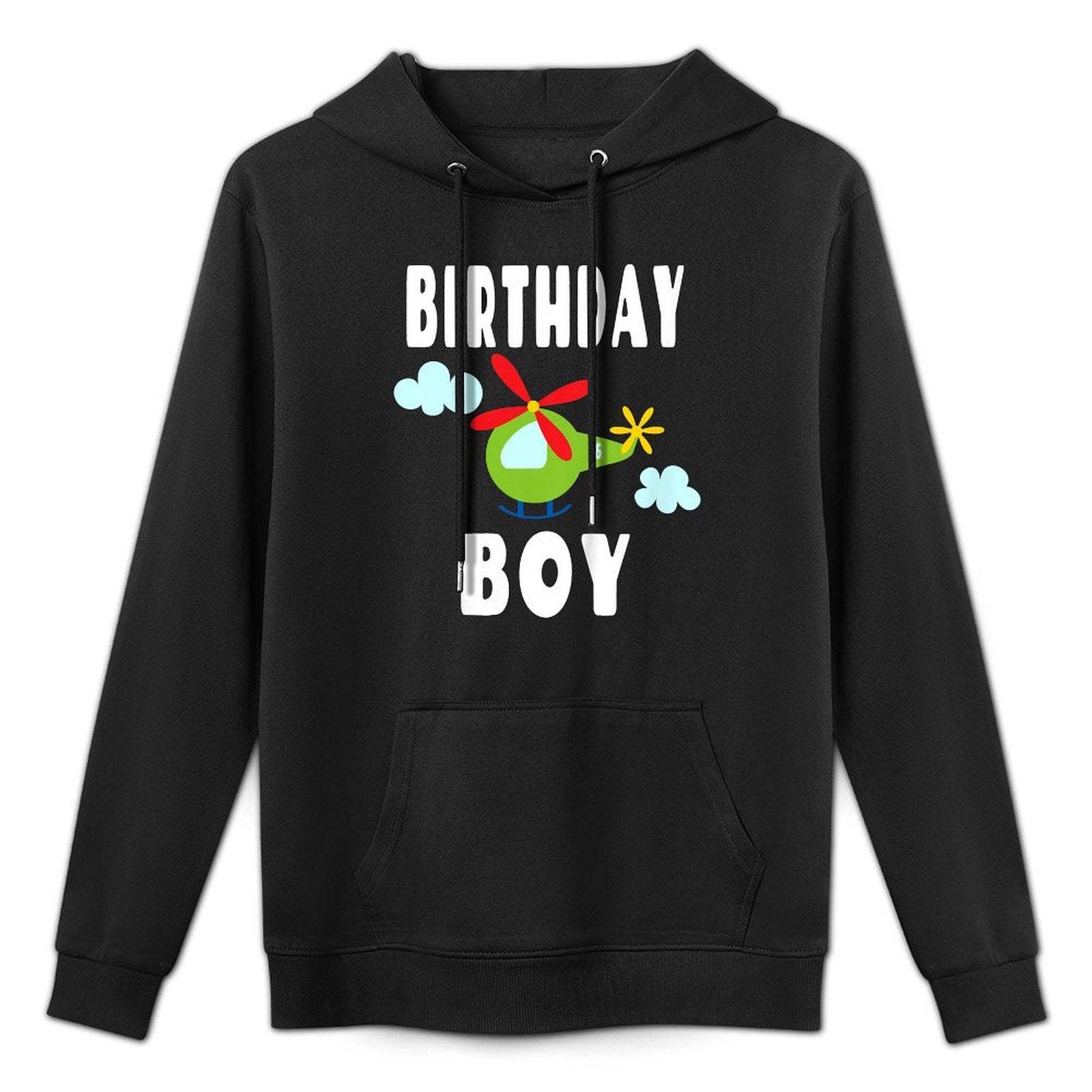 Kids Helicopter Birthday Party - Six Year Old - 6 On Tail Moisture-Wicking Hoodie