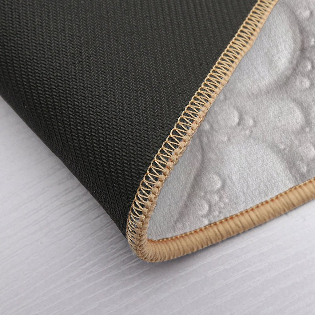 Water Drops, Beads, Rain Drops, Bubbles, White, Clear, Wet, Drenched,  Anti-Trip Bath Mat