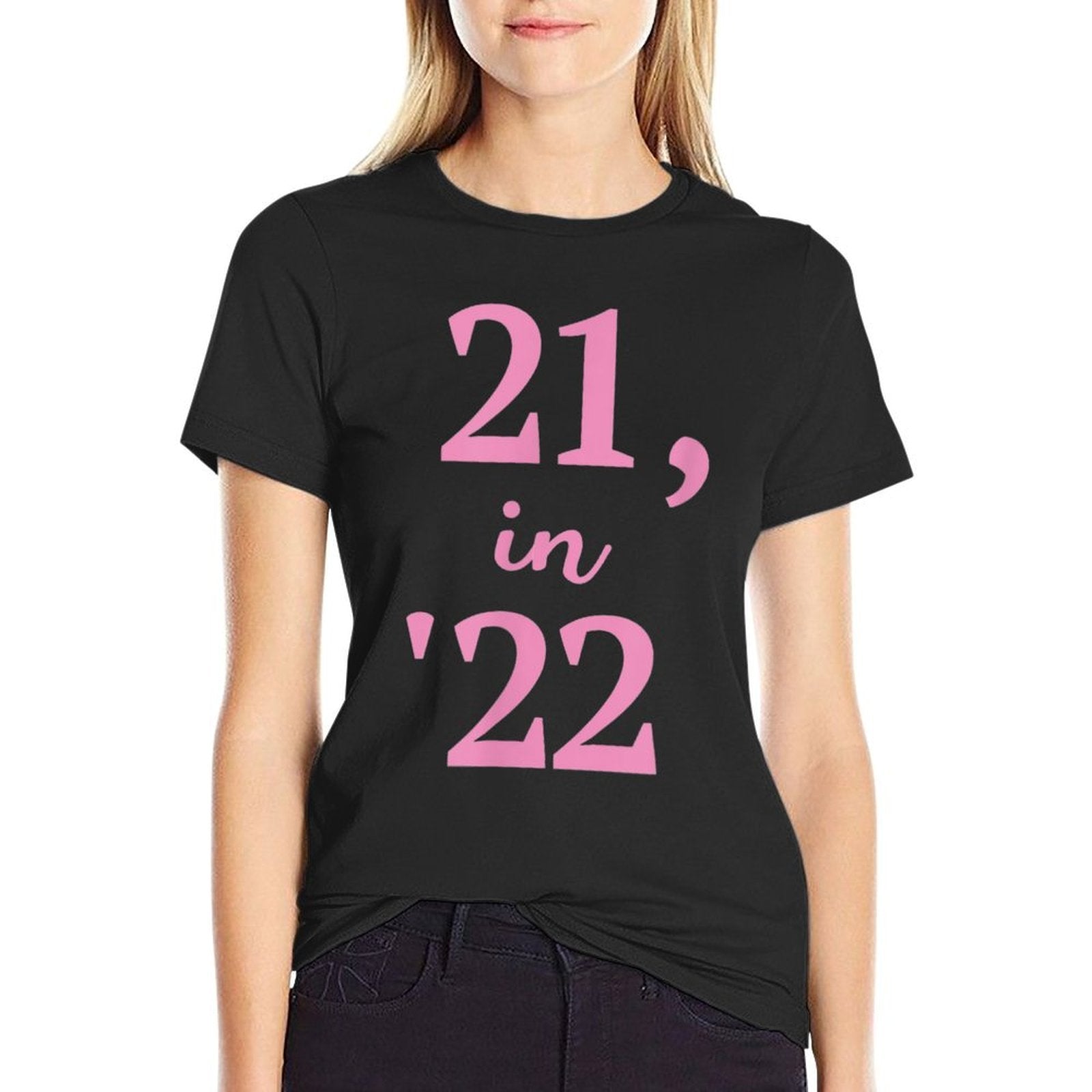 21 in 22, 21st Birthday  Trendy Pattern T-Shirt
