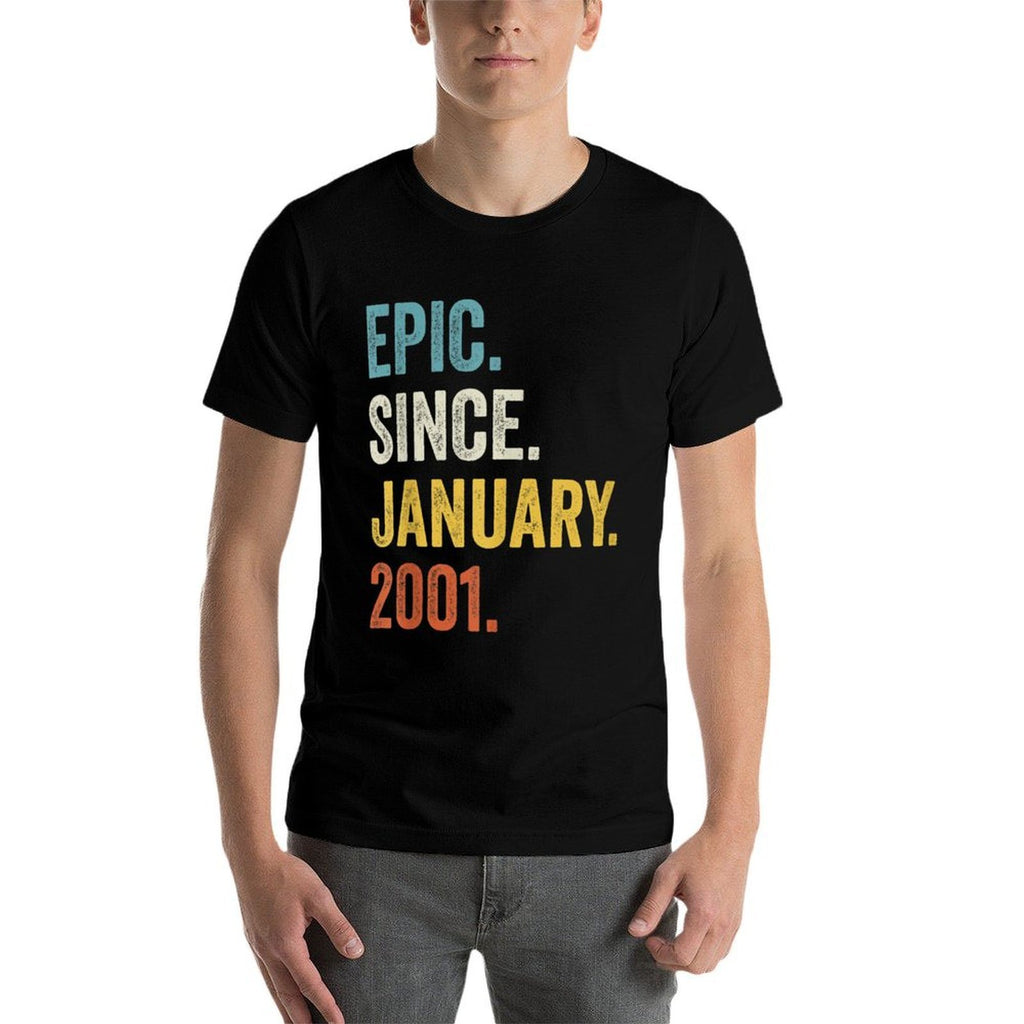Epic Since January 2001 21st Birthday  Eco-friendly Material T-Shirt