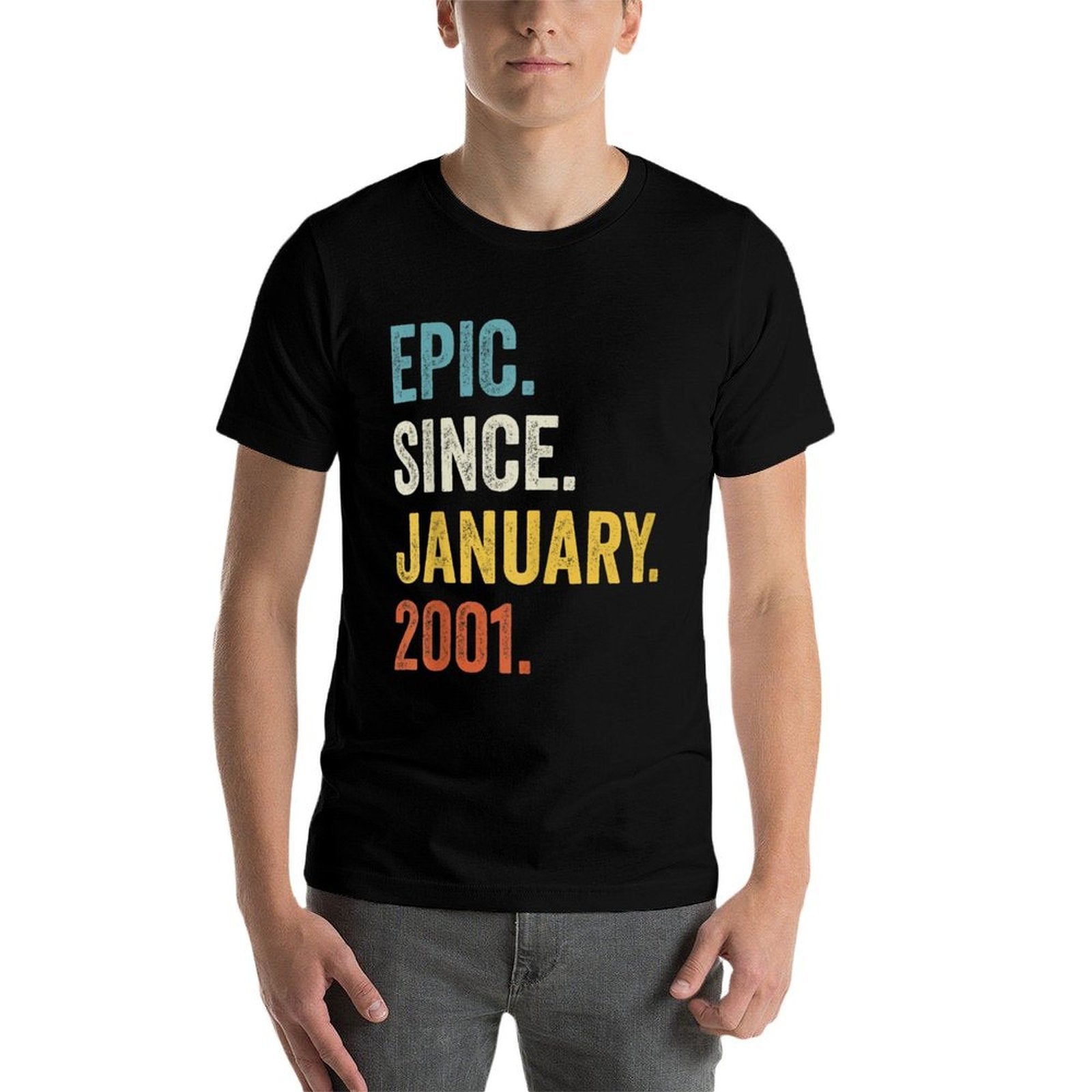 Epic Since January 2001 21st Birthday  Eco-friendly Material T-Shirt