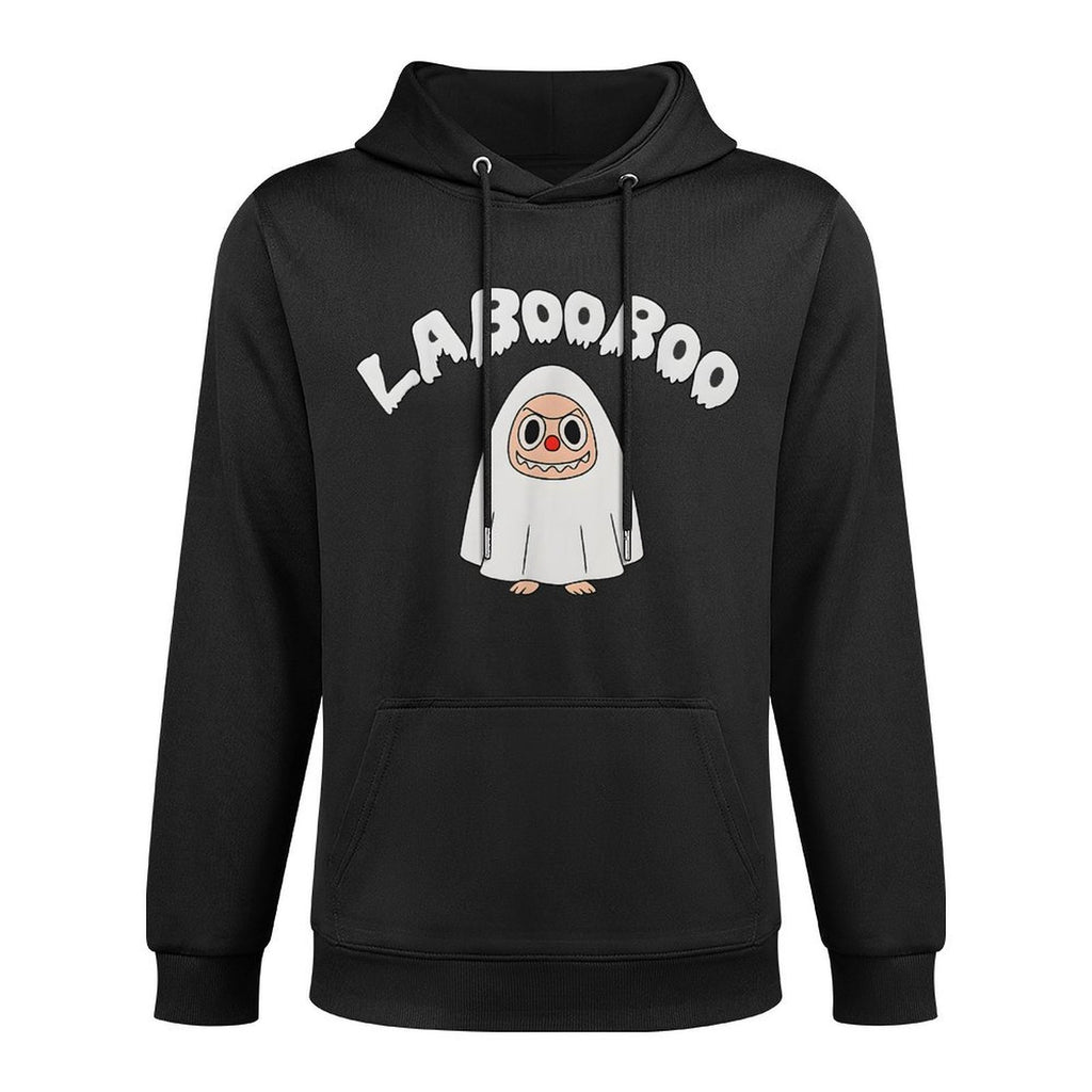 Cute Laboo Boo Ghost Halloween for Adults And Kids Adjustable Hood Hoodie