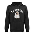 Cute Laboo Boo Ghost Halloween for Adults And Kids Adjustable Hood Hoodie