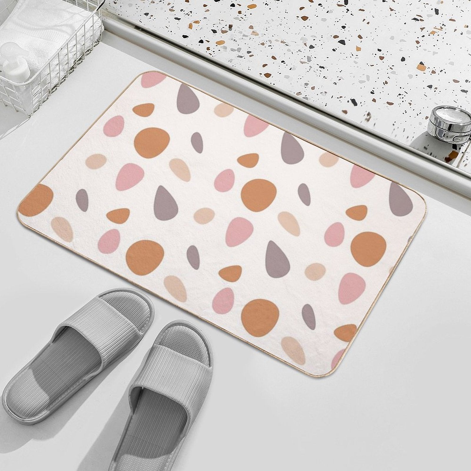 Earth Rocks Durable Bath Mat