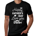 Happy Fathers Day Daddy 2025 for Dad Kids  Lightweight T-Shirt