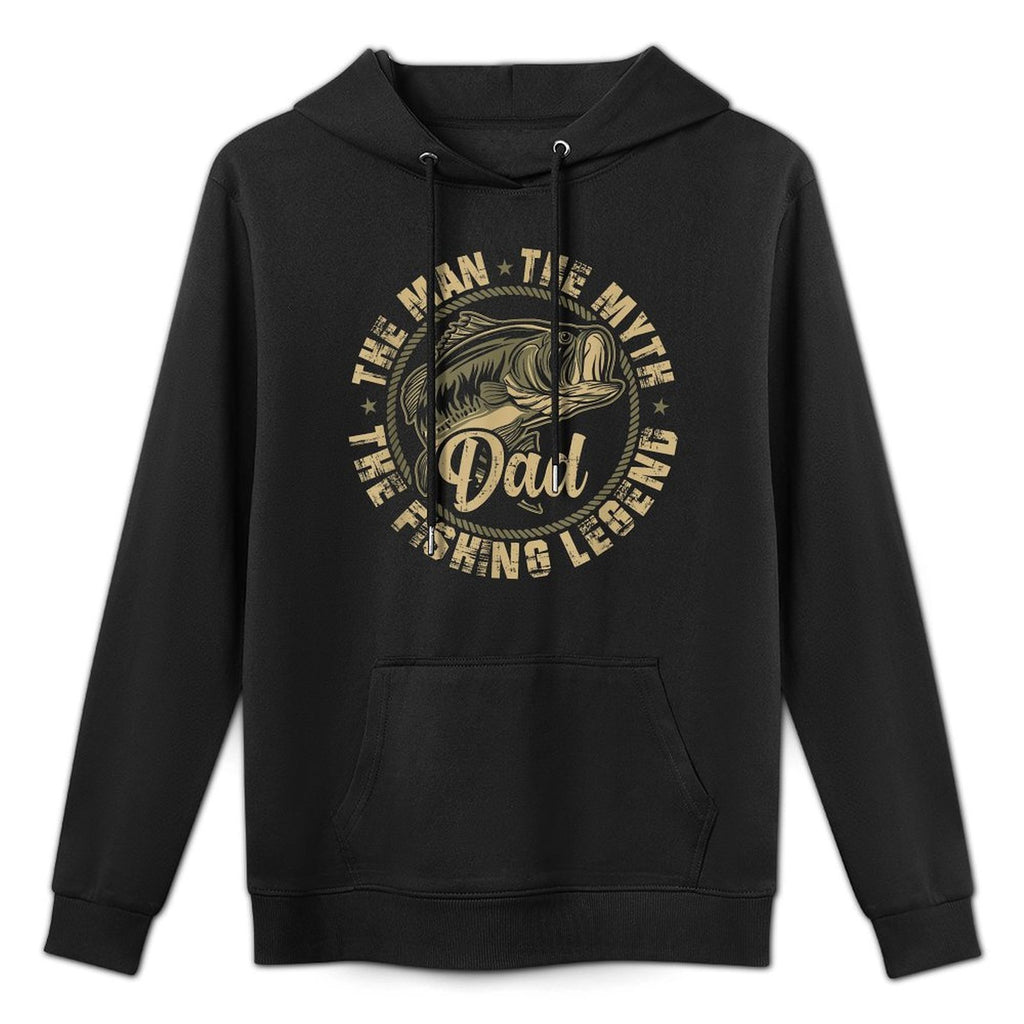 Fishing for Dad Father Day Fishing Gift for Fisherman Shrink-Resistant Hoodie