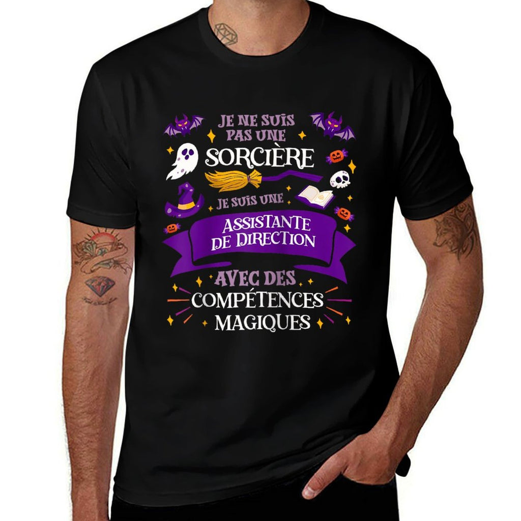 Pas Une Sorcière Je Suis Une Assistante De Direction Cadeau Raglan Baseball  Soft T-Shirt