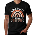 Awesome Since 1973 50th Birthday Women  Polyester Blend T-Shirt