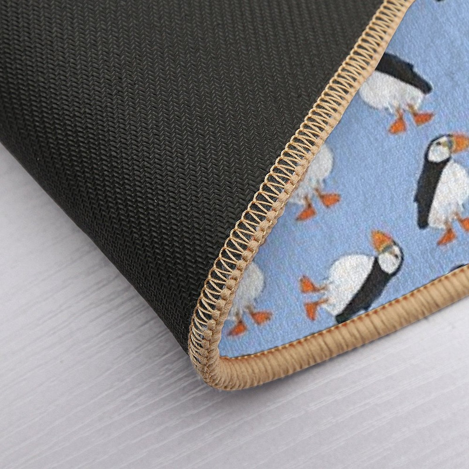 Cute And Whimsical Puffin Design  Odorless Bath Mat